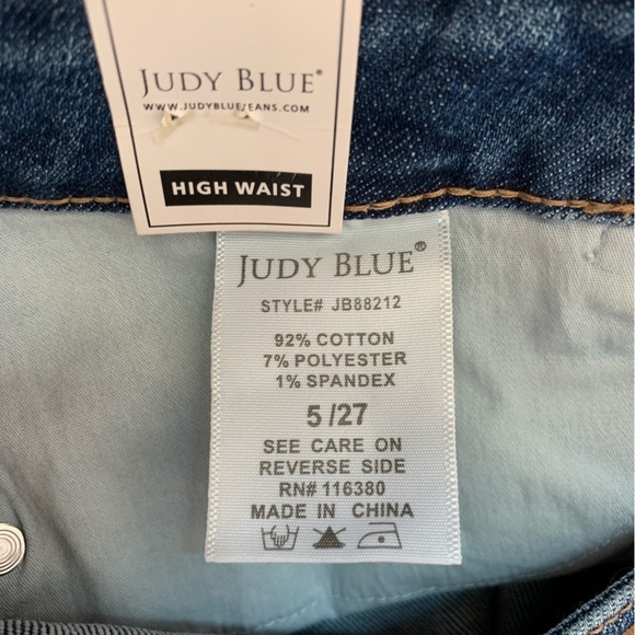 Judy Blue Jeans Womens 5/27 Fairbanks High Rise Tummy Control Top Skinny Fit - Picture 2 of 7
